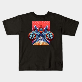 Mecha Demon vs World Warrior Kids T-Shirt